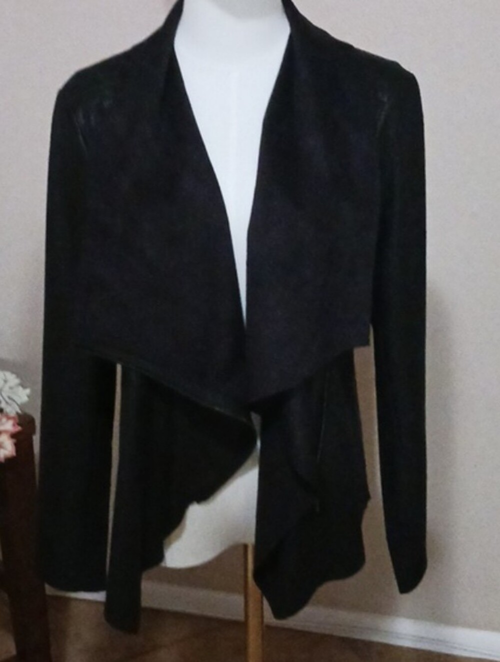 Vigoss- Faux Leather Deep Brown Women's Jacket